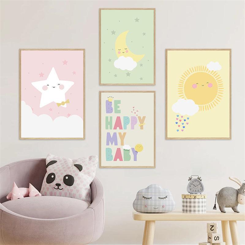 Be My Happy Baby Collection of Canvas Prints - Divine Heart L.A.