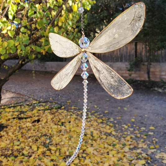 Beauty of the Dragonfly Hanging Crystal Suncatcher - Divine Heart L.A.