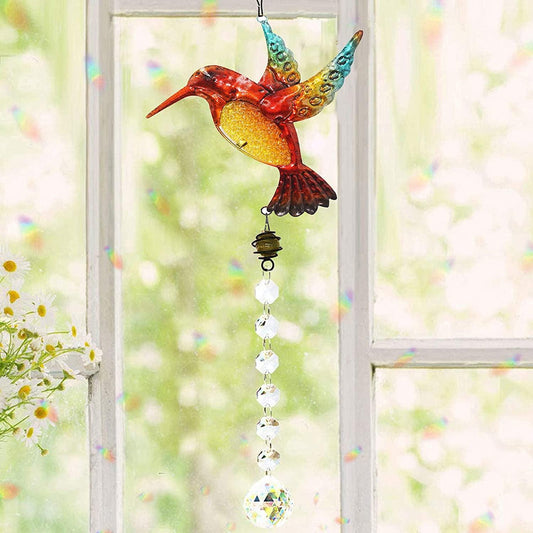 Beauty of the Hummingbird Hanging Crystal Suncatcher - Divine Heart L.A.