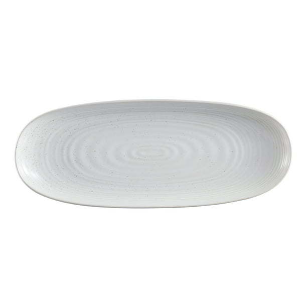 Better Homes & Gardens Abbott Stoneware Exposed Clay Rectangular Serving Tray - Divine Heart L.A.