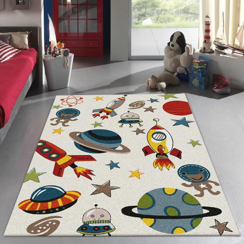 Blast Off!! Lil Astronaut Non Slip Plush Rug - Divine Heart L.A.