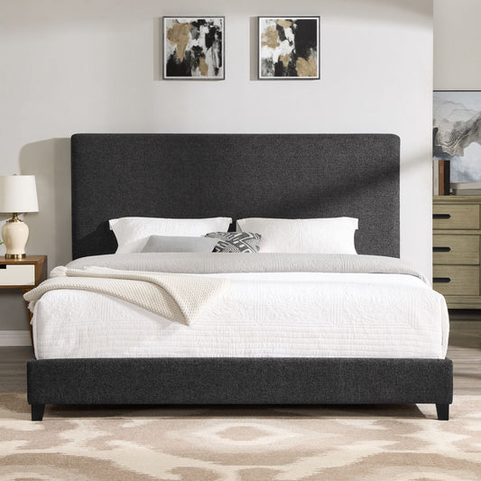 Bridger Home King Size Upholstered Platform Bed - Divine Heart L.A.