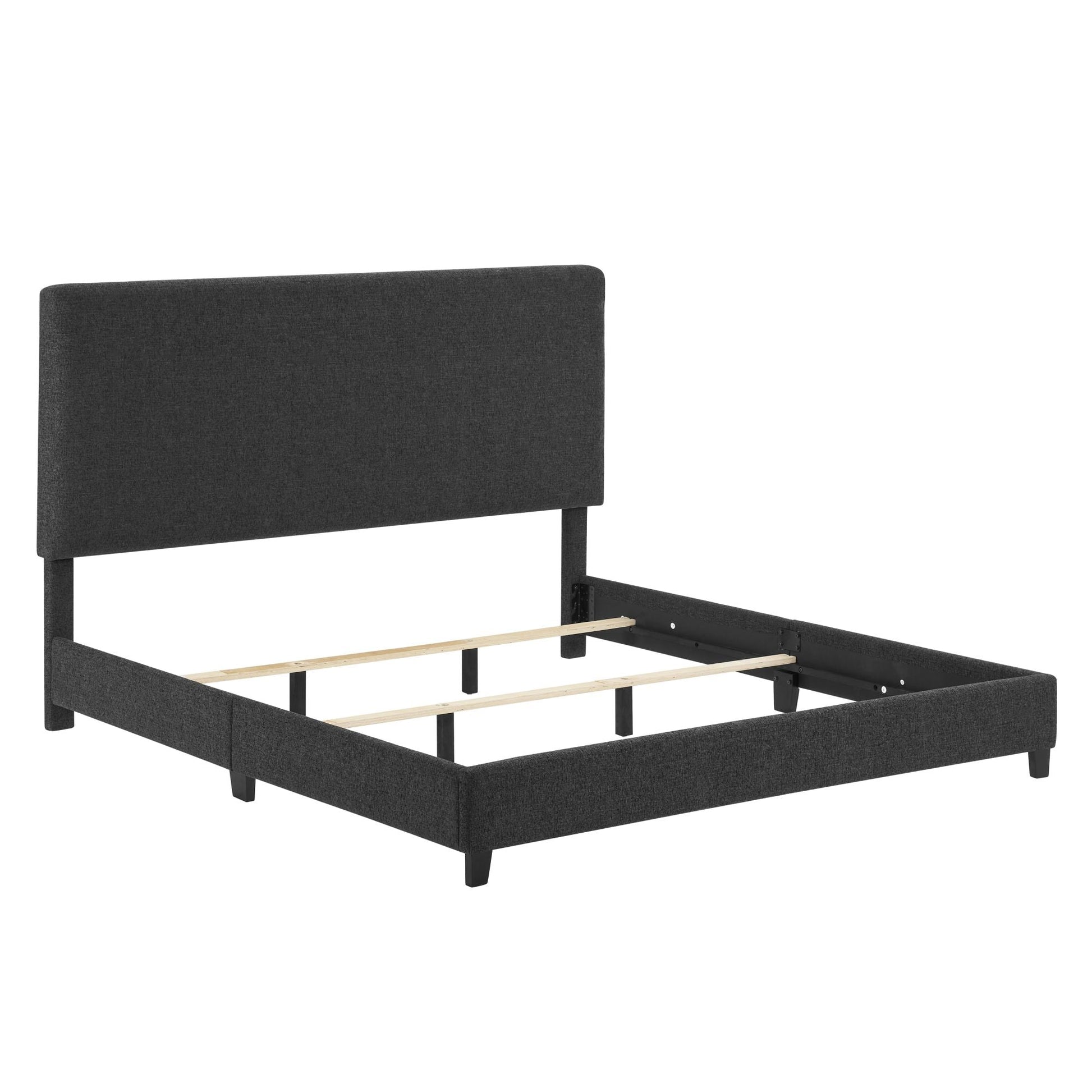 Bridger Home King Size Upholstered Platform Bed - Divine Heart L.A.