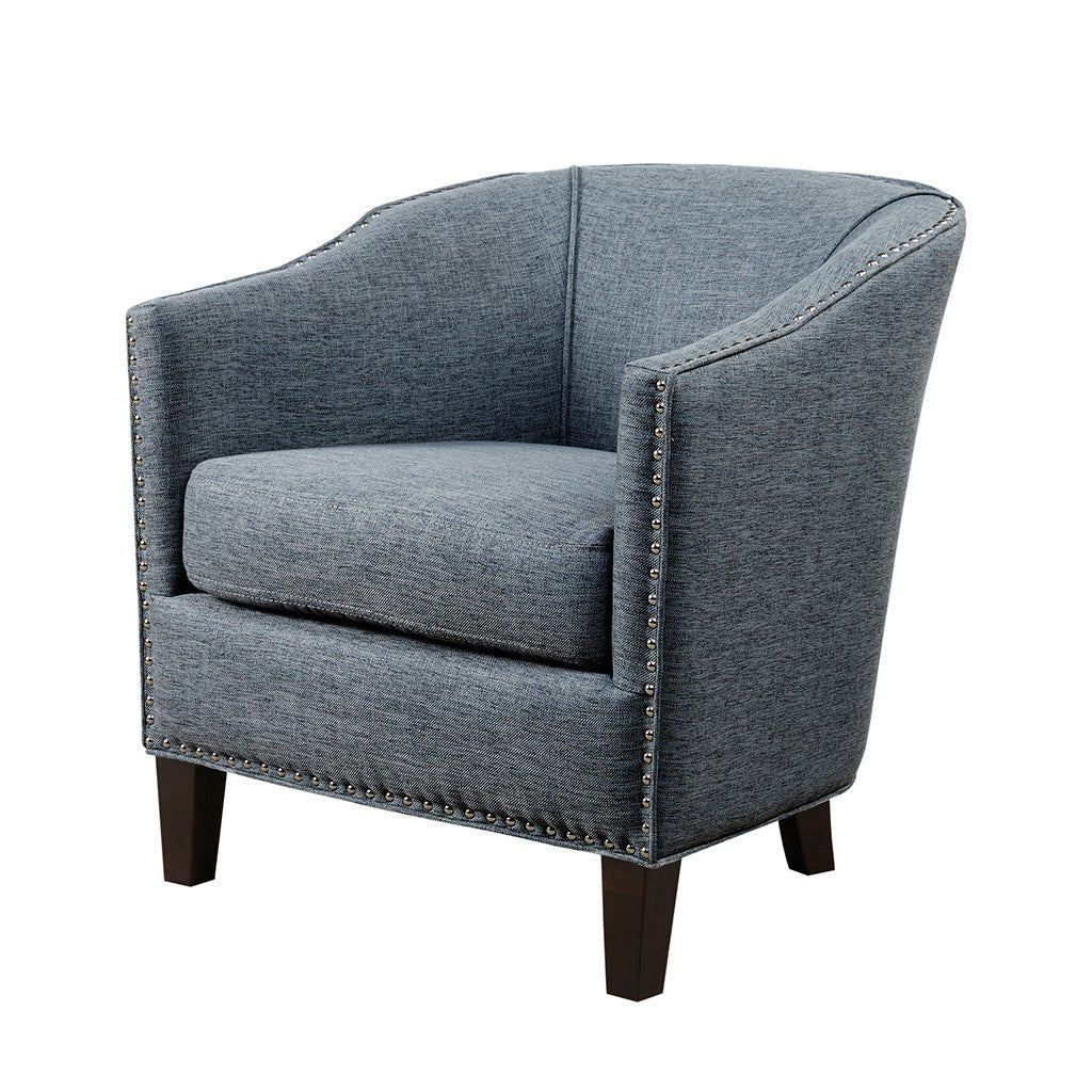 Cayman Upholstered Barrel Arm Chair - Divine Heart L.A.