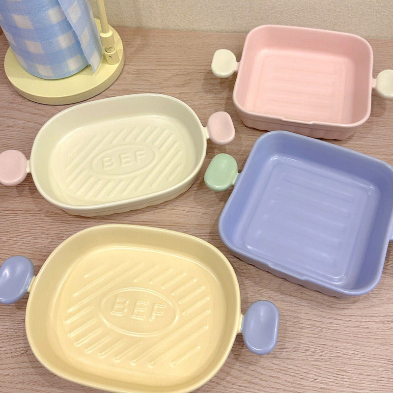 Pastel Binaural Wave Ceramic Ovenware Collection