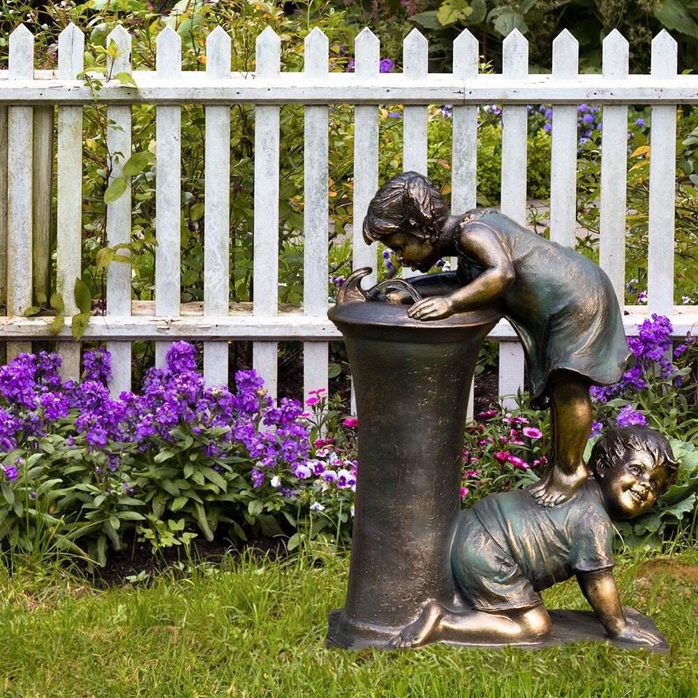 Children at Play Garden Statue - Divine Heart L.A.