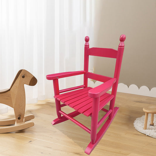 Children's rocking red chair- Indoor or Outdoor -Suitable for kids-Durable - Divine Heart L.A.