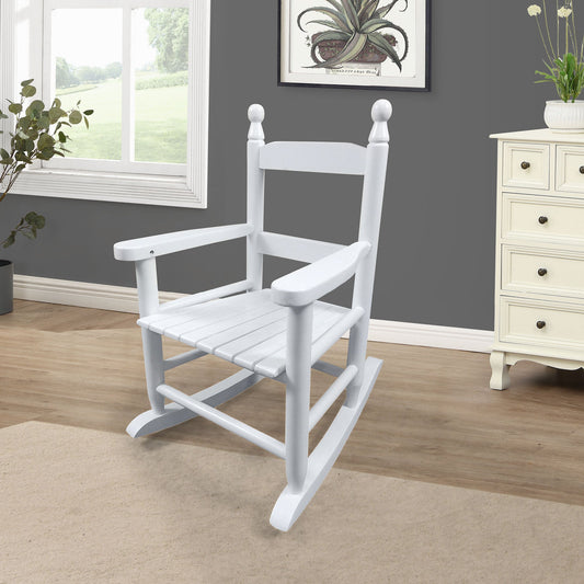 Children's rocking white chair- Indoor or Outdoor -Suitable for kids-Durable - Divine Heart L.A.