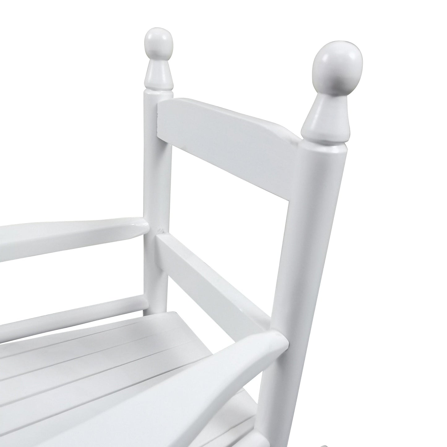 Children's rocking white chair- Indoor or Outdoor -Suitable for kids-Durable - Divine Heart L.A.