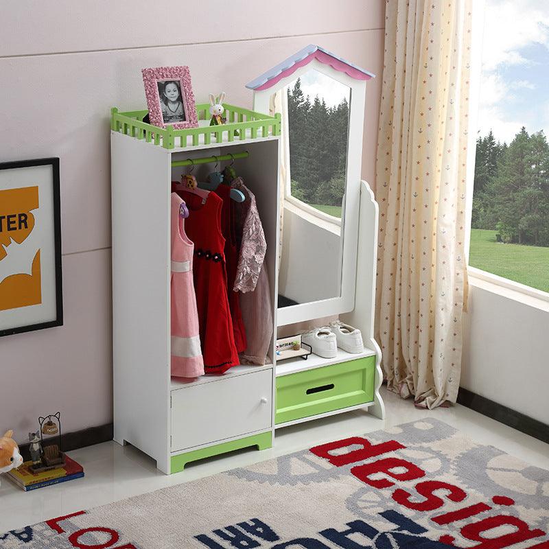 Childrens Wardrobe with Full Length Mirror - Divine Heart L.A.