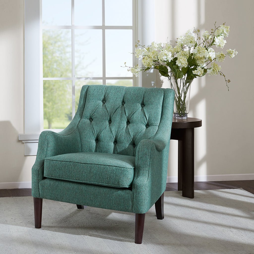 Clarice Button Tufted Accent Chair - Divine Heart L.A.