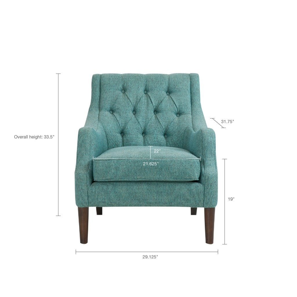 Clarice Button Tufted Accent Chair - Divine Heart L.A.