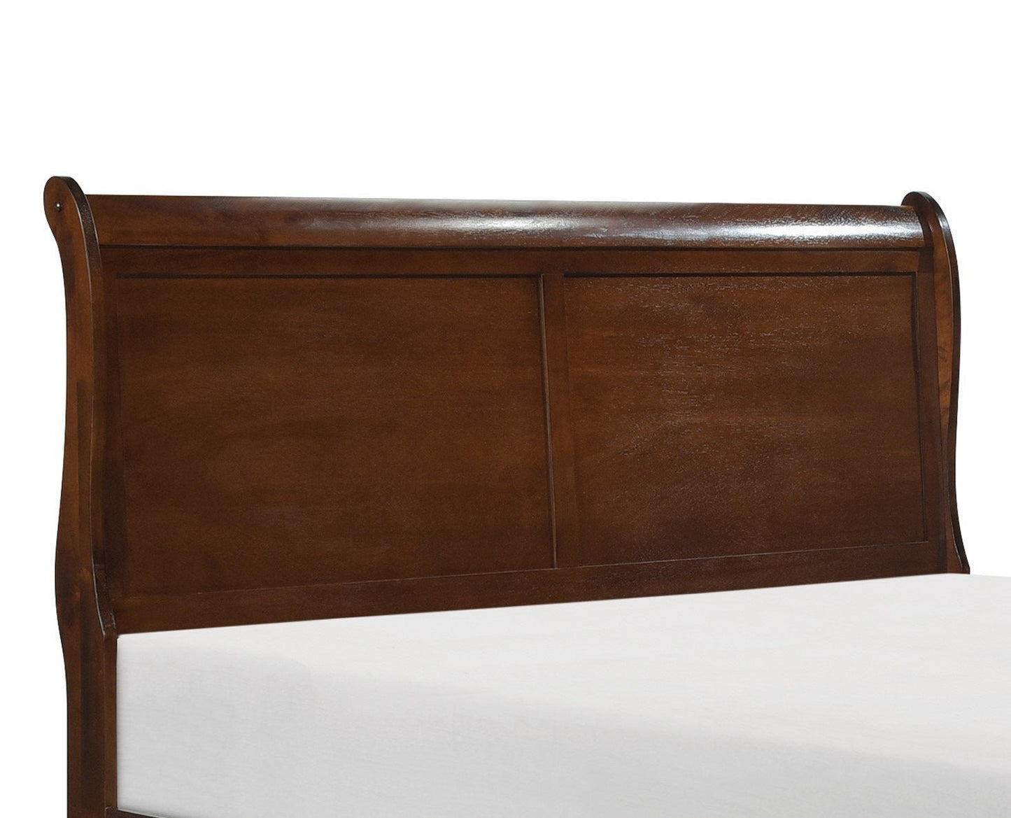 Classic Louis Philippe Eastern King Sleigh Bed - Divine Heart L.A.