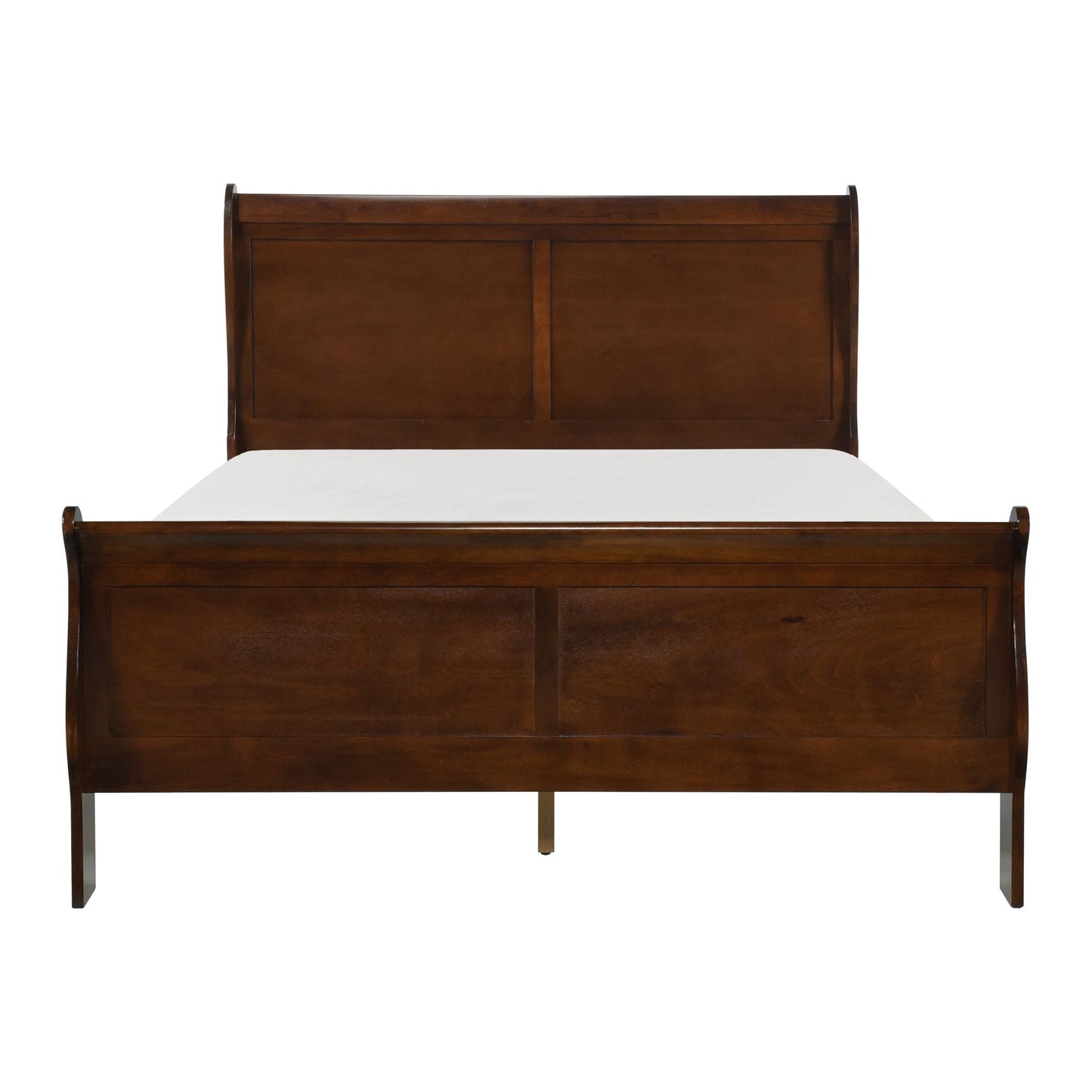 Classic Louis Philippe Eastern King Sleigh Bed - Divine Heart L.A.