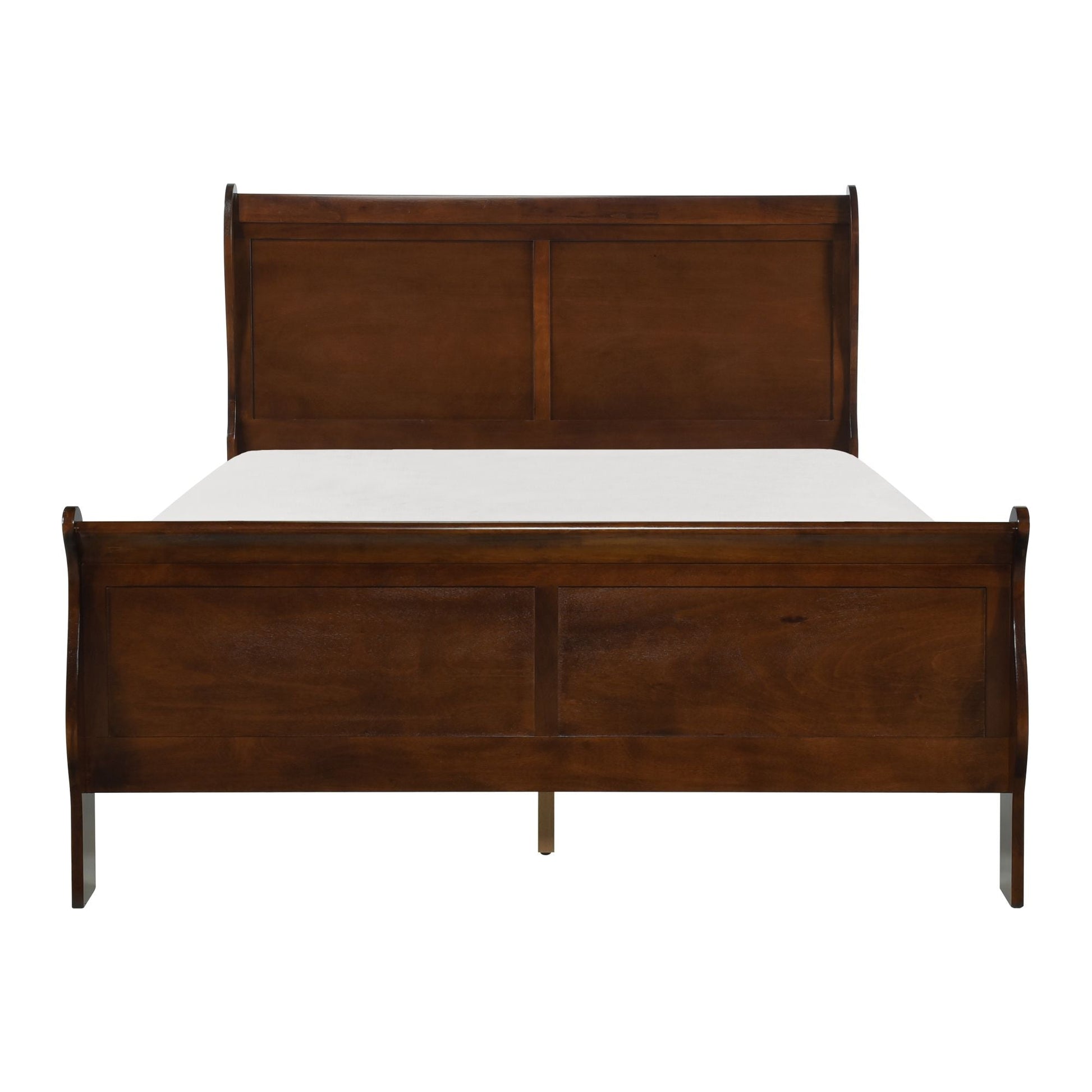 Classic Louis Philippe Eastern King Sleigh Bed - Divine Heart L.A.