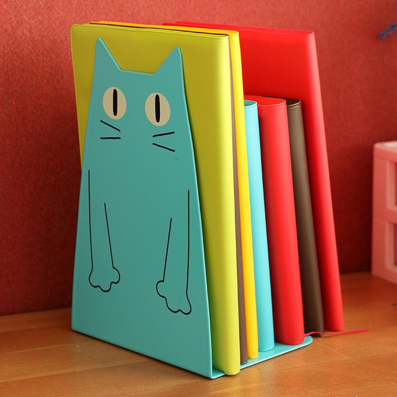 Cool Cat Bookend Set in Blue or Yellow - Divine Heart L.A.