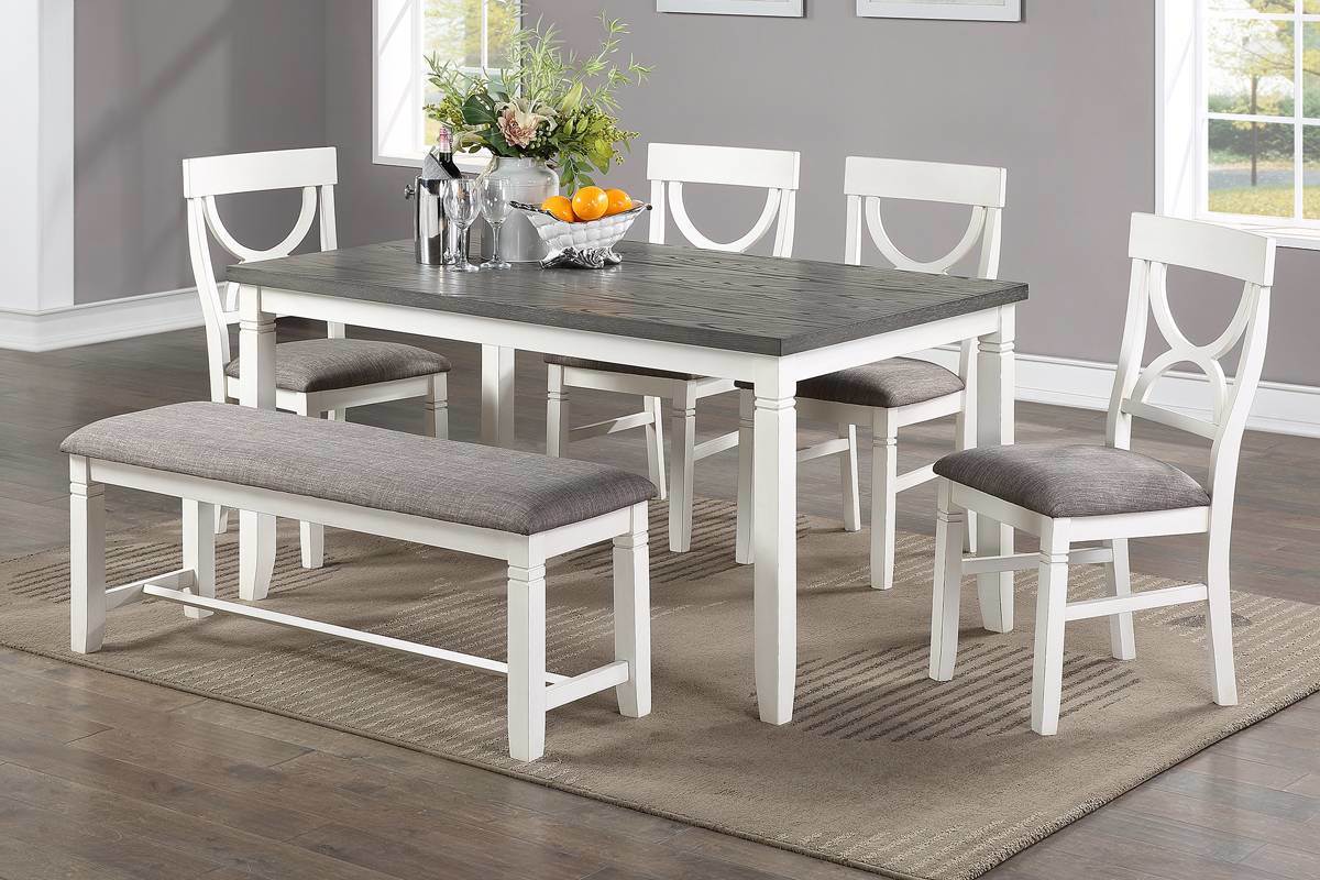 Cora Lee 6pc Dining Table Set - Divine Heart L.A.