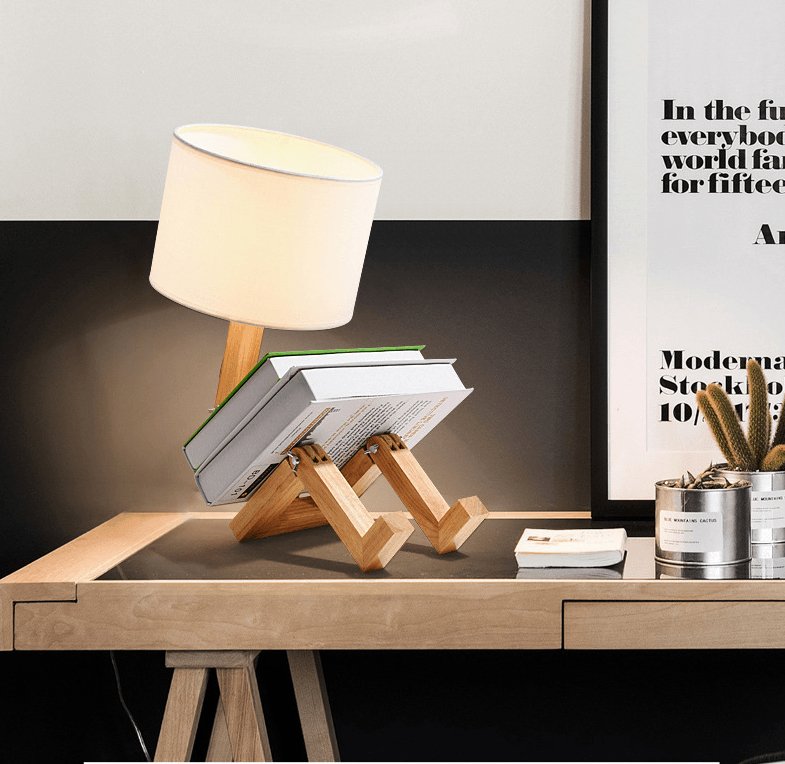 Creative Architecture Wooden Table Lamp - Divine Heart L.A.