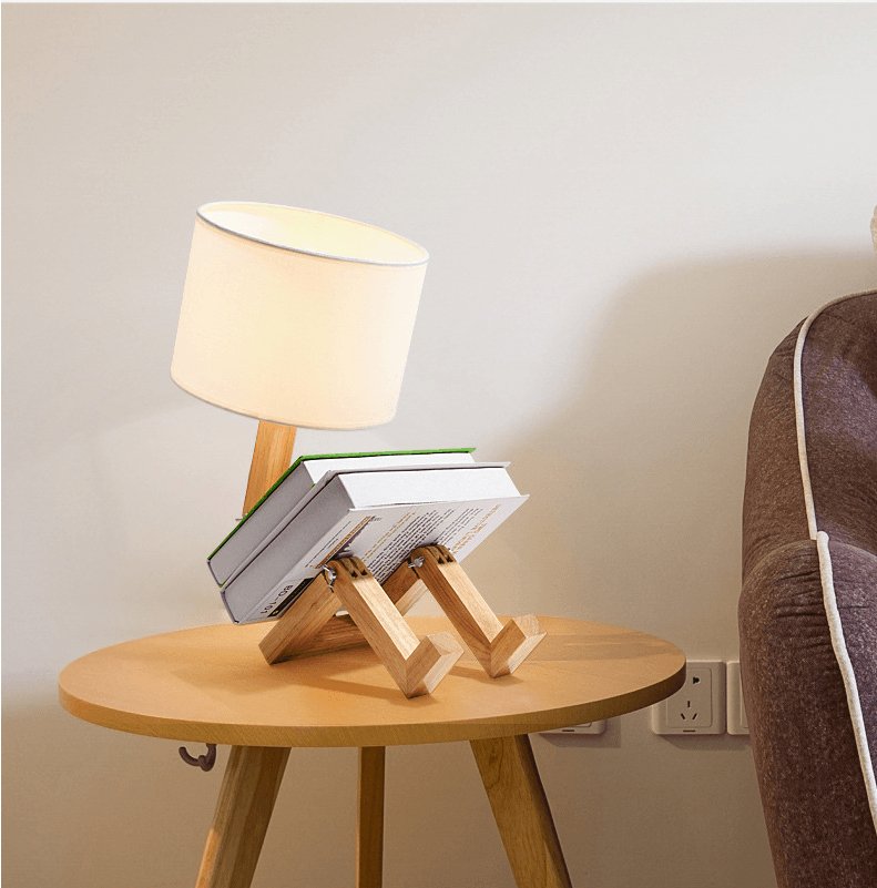 Creative Architecture Wooden Table Lamp - Divine Heart L.A.