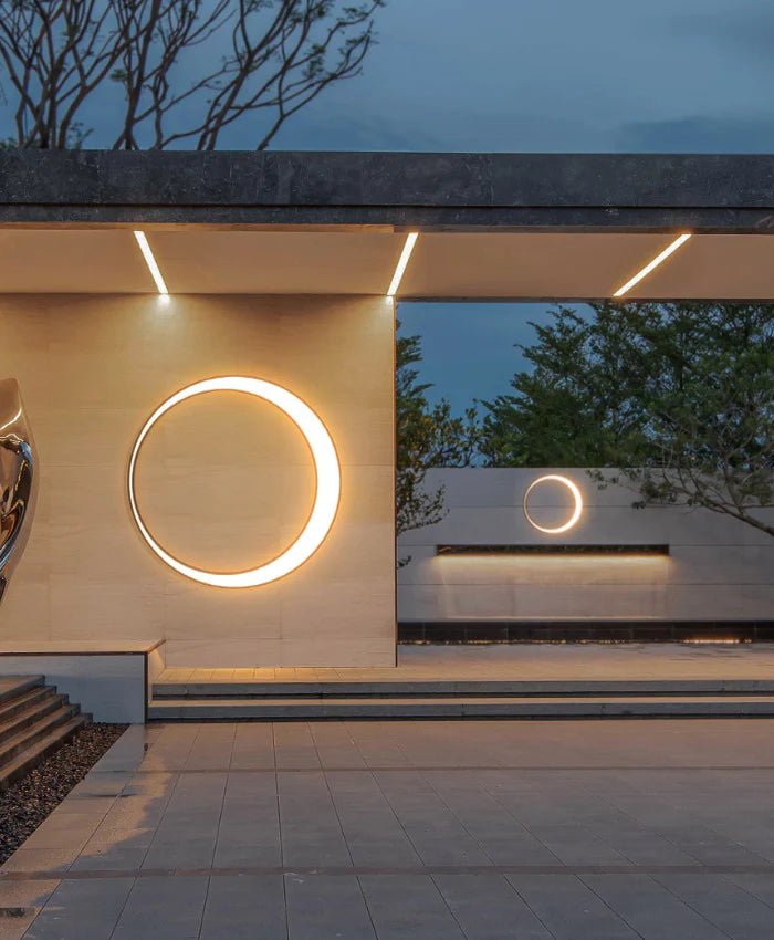 Crescent Moon Exterior Wall Lighting - Divine Heart L.A.