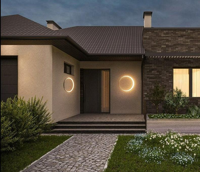 Crescent Moon Exterior Wall Lighting - Divine Heart L.A.