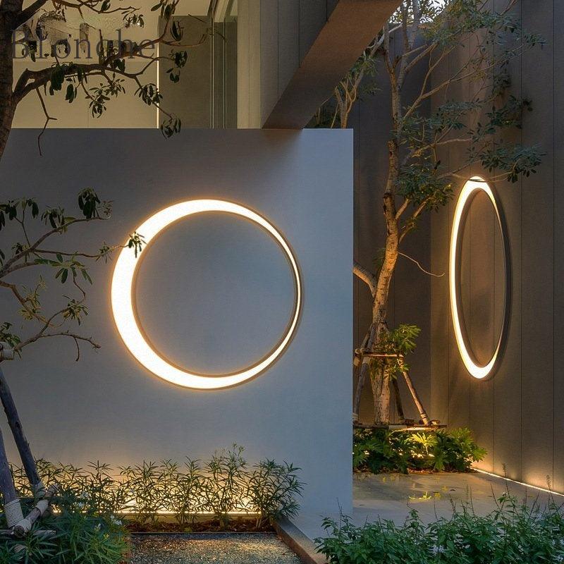 Crescent Moon Exterior Wall Lighting - Divine Heart L.A.