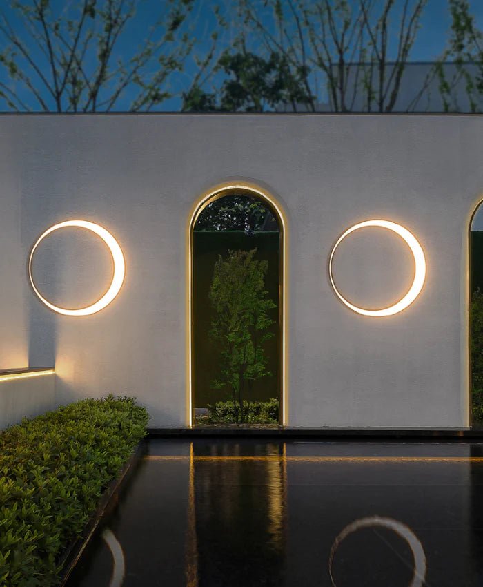 Crescent Moon Exterior Wall Lighting - Divine Heart L.A.