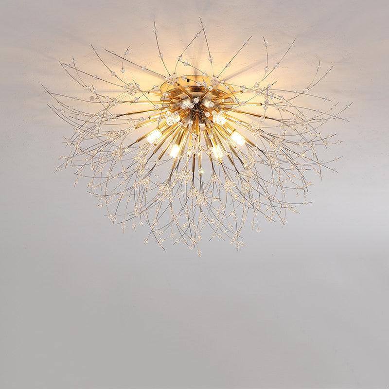 Crystal Dandelion Flush Mount Lighting - Divine Heart L.A.