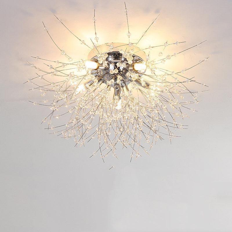 Crystal Dandelion Flush Mount Lighting - Divine Heart L.A.