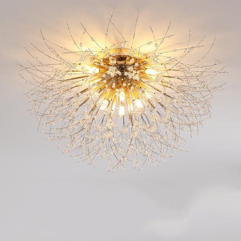 Crystal Dandelion Flush Mount Lighting - Divine Heart L.A.