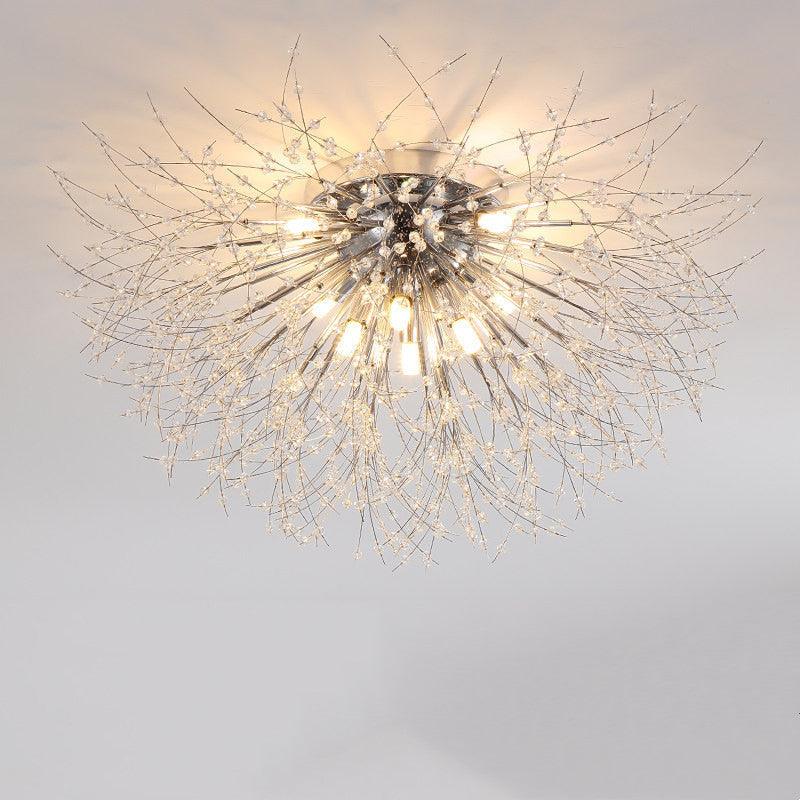 Crystal Dandelion Flush Mount Lighting - Divine Heart L.A.