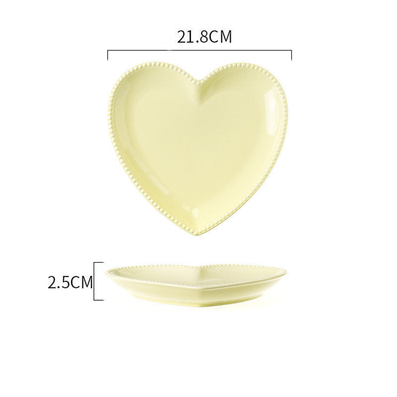 Coquette Dreams Pastel Heart Shaped Dish Collection