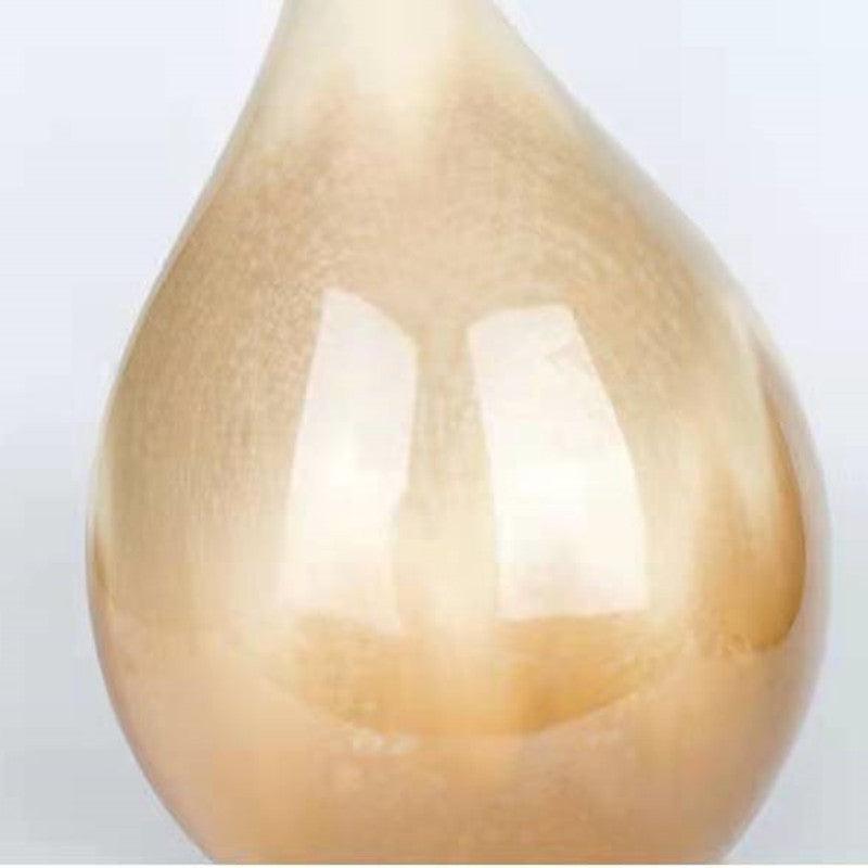 Desert Pearl Ceramic Table Lamp with White Shade - Divine Heart L.A.