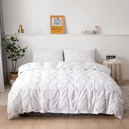 Dottie & Kit Puckered 3 Pc Duvet Set - Divine Heart L.A.