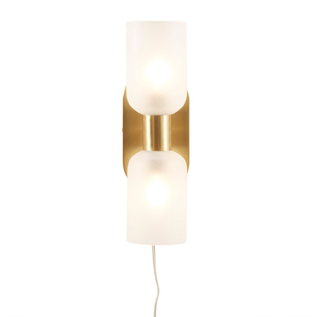 Double Tube 2-Light Wall Sconce - Divine Heart L.A.