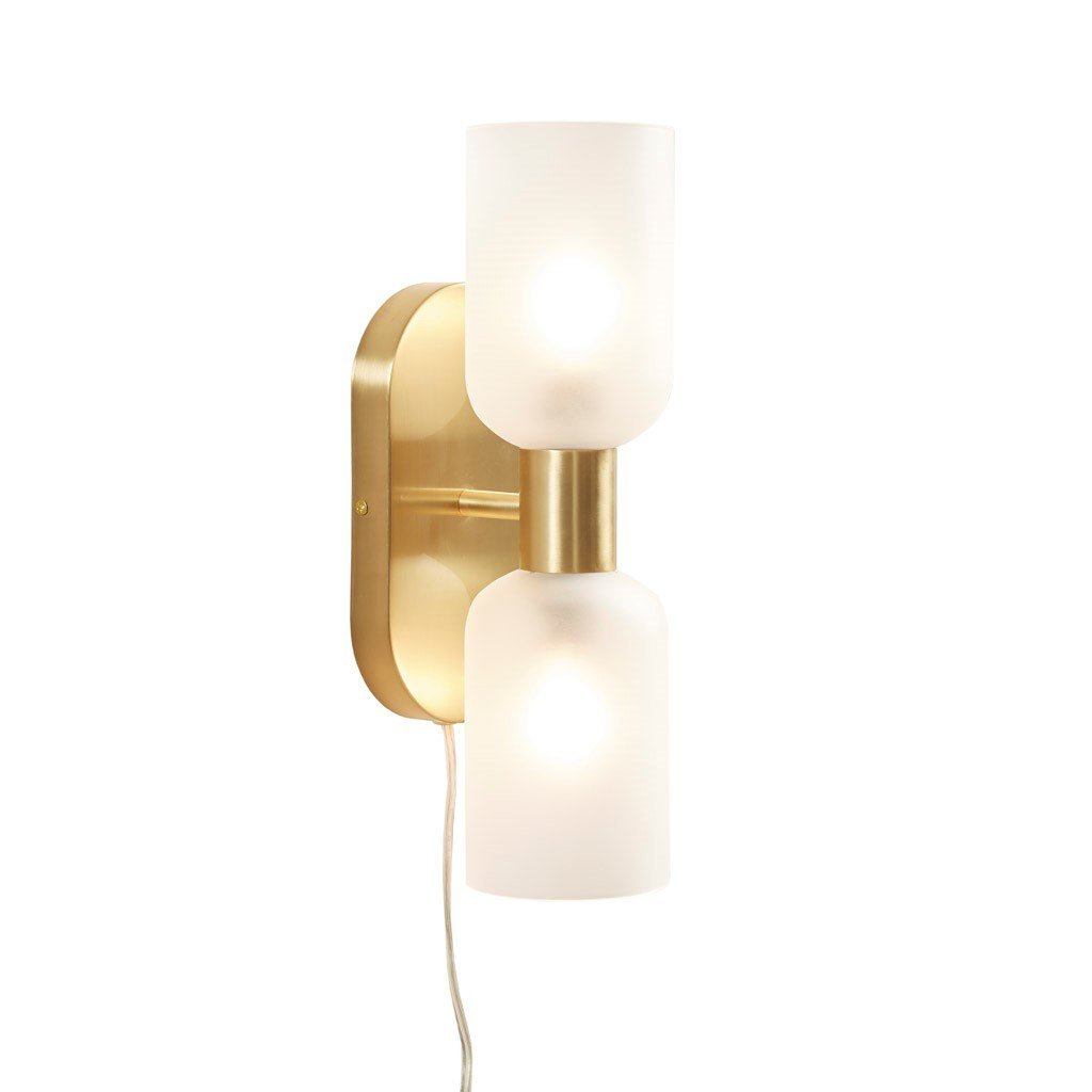 Double Tube 2-Light Wall Sconce - Divine Heart L.A.