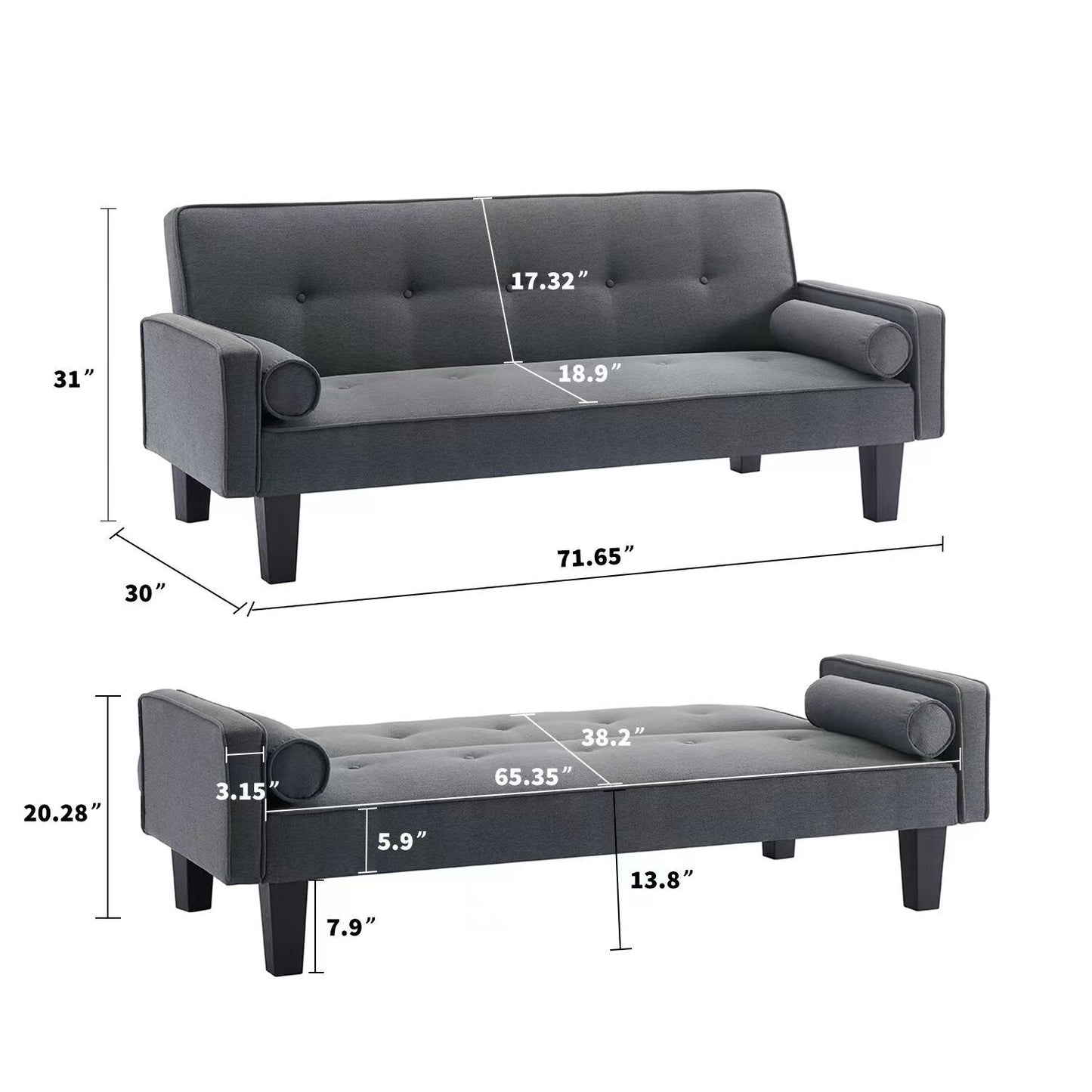 Sebastian Convertible Loveseat