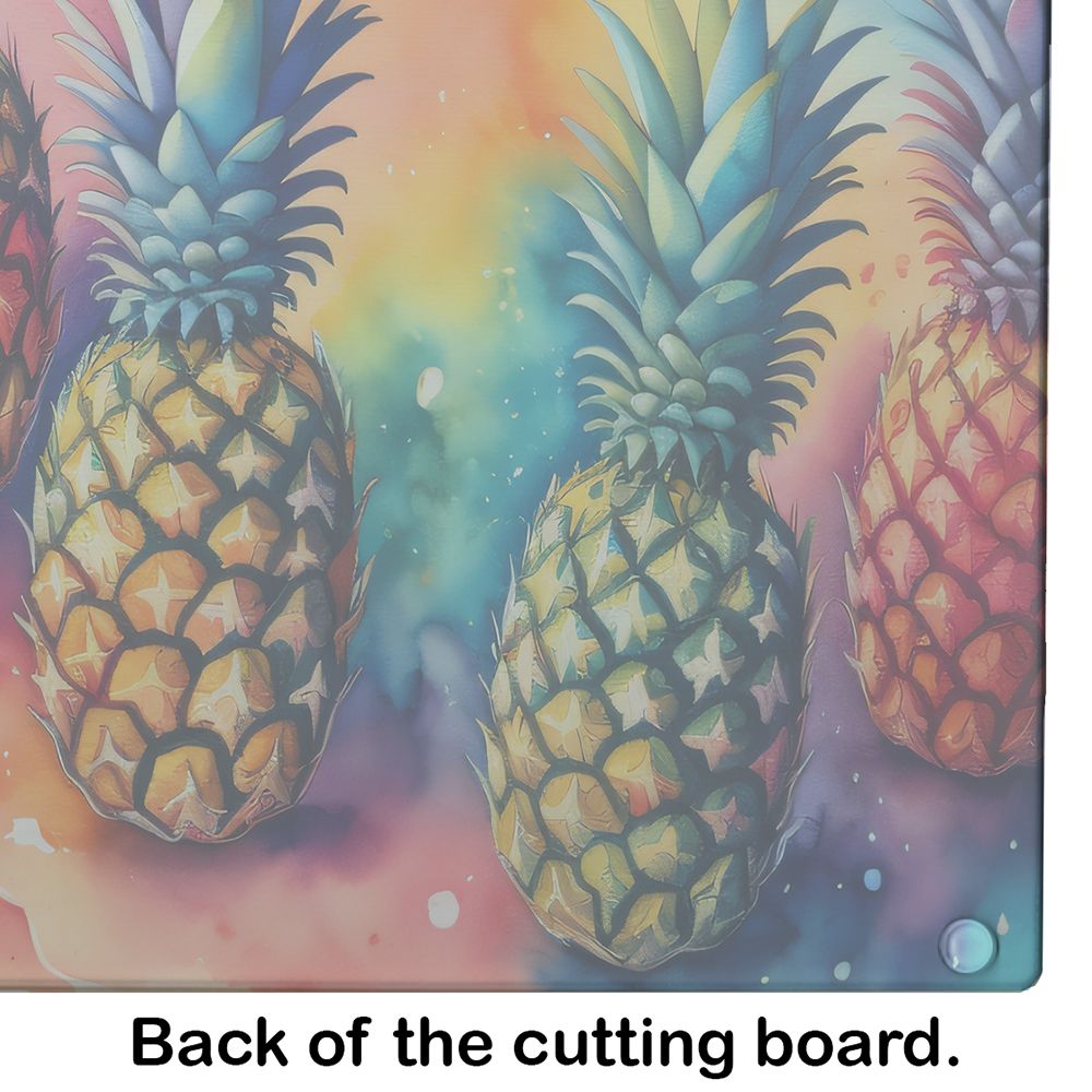 Pineapples Tempered Glass Kitchen Cutting and Serving Board