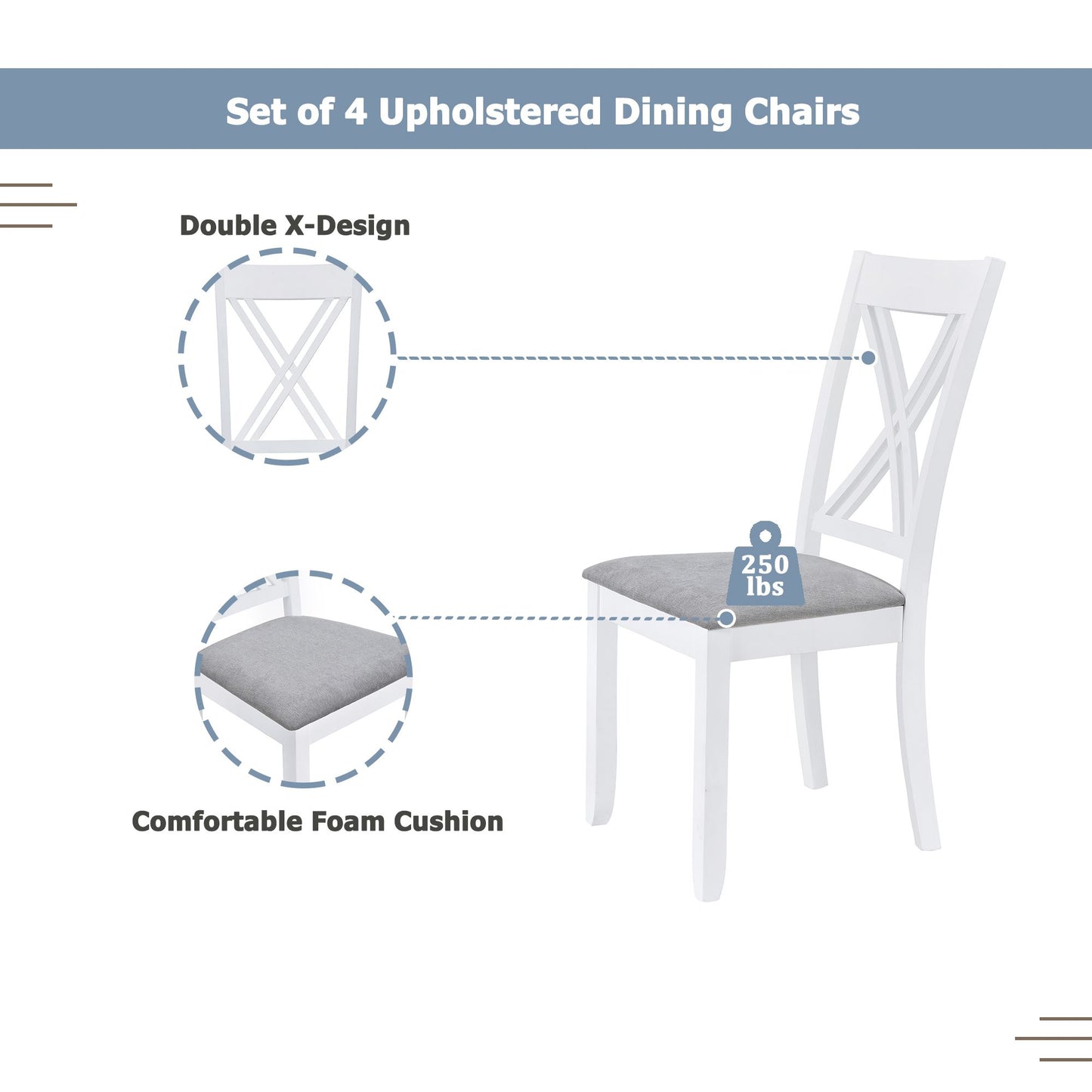 5 Pc. Orchard Lane Dining Table Set