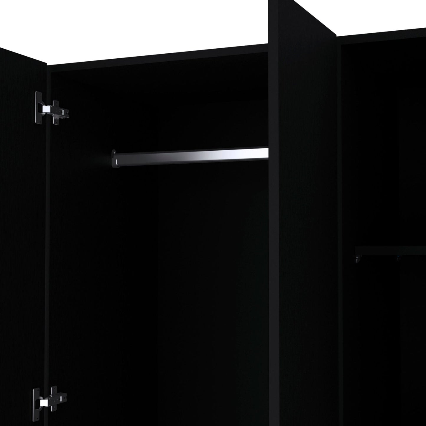 Haddam Armoire in Black