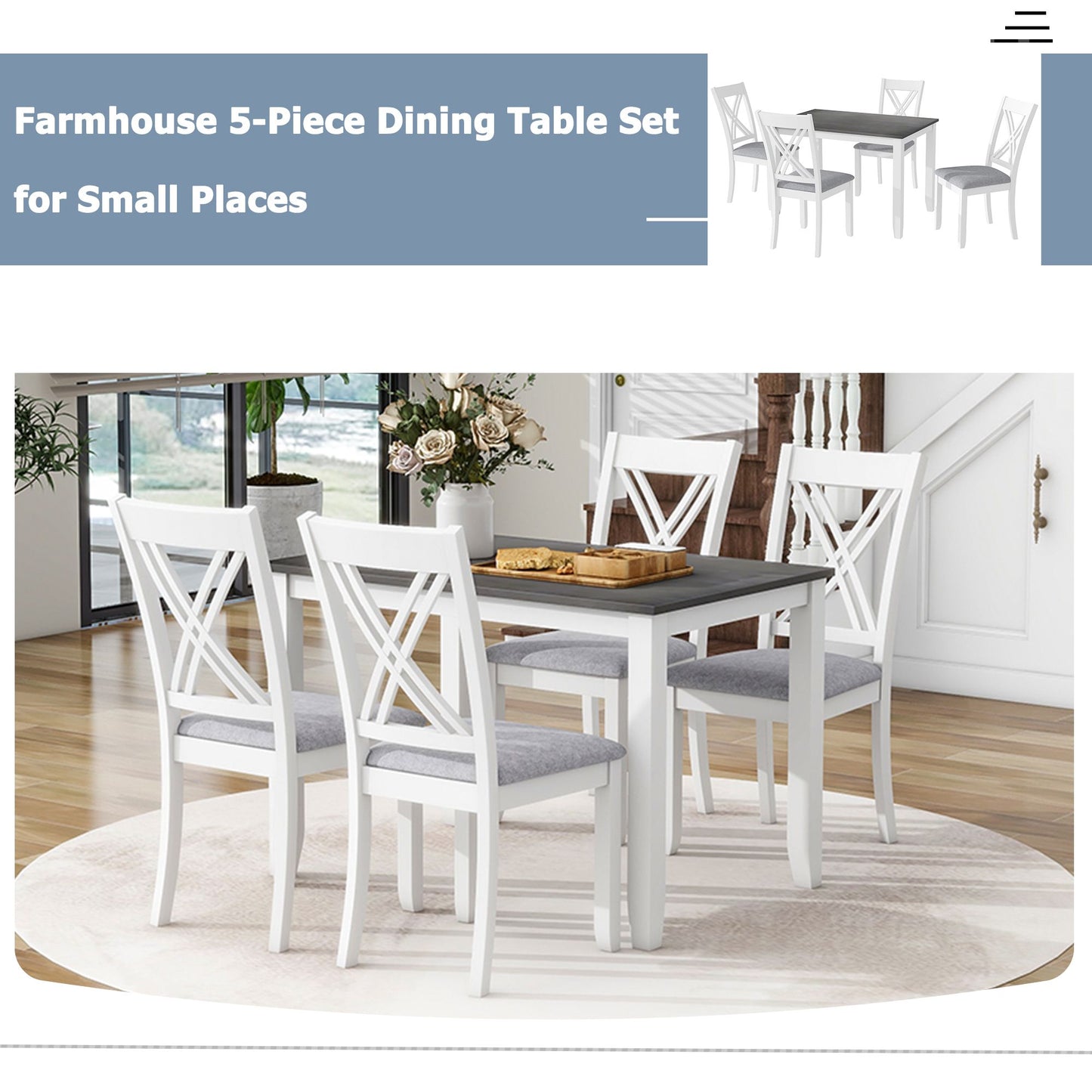 5 Pc. Orchard Lane Dining Table Set