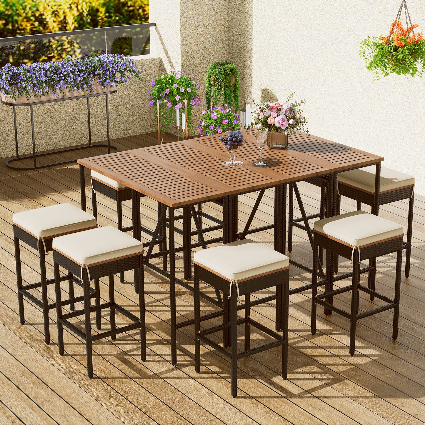 Mariana 10-Pc. High-Dining Bistro Set