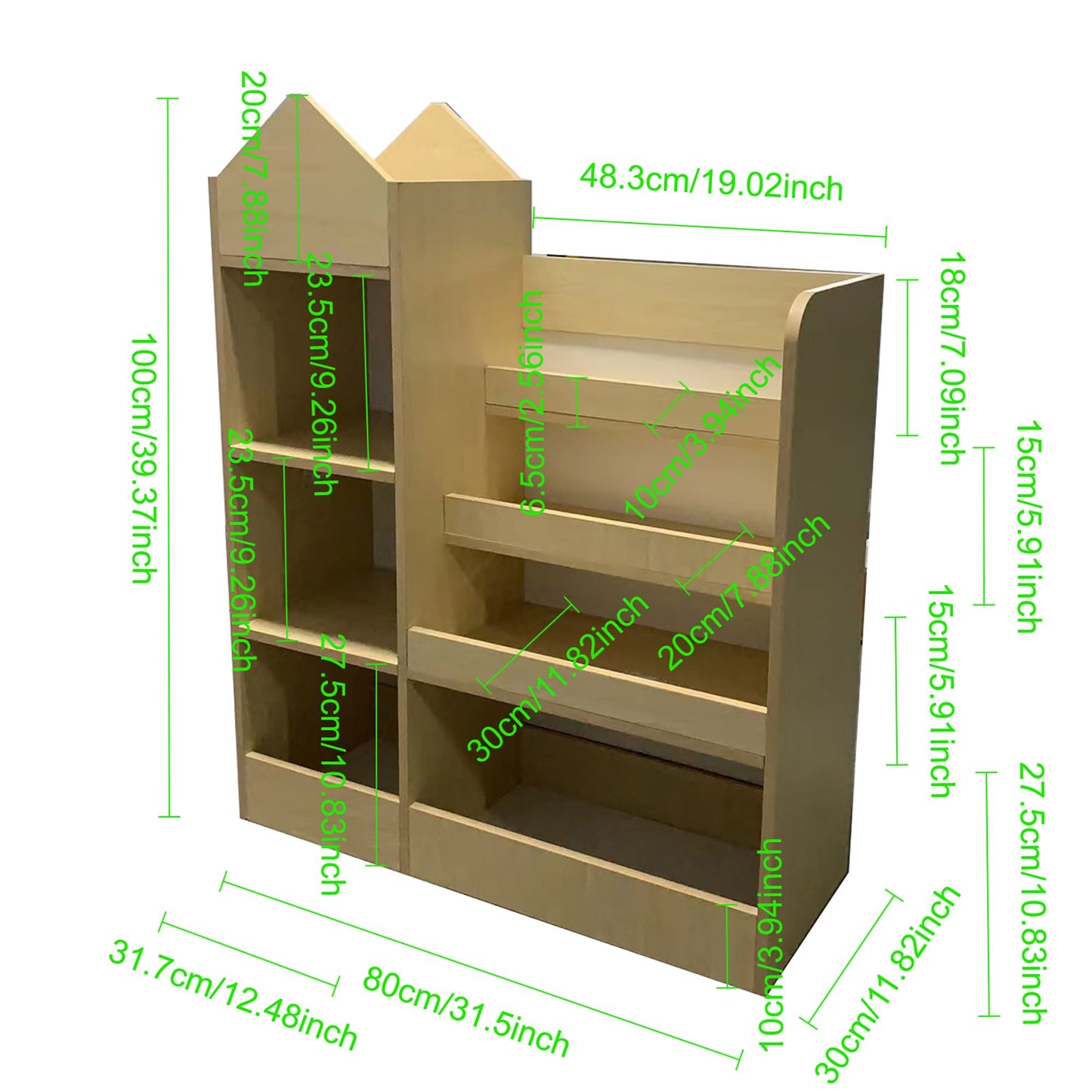 Children's Bookcase and Storage Unit