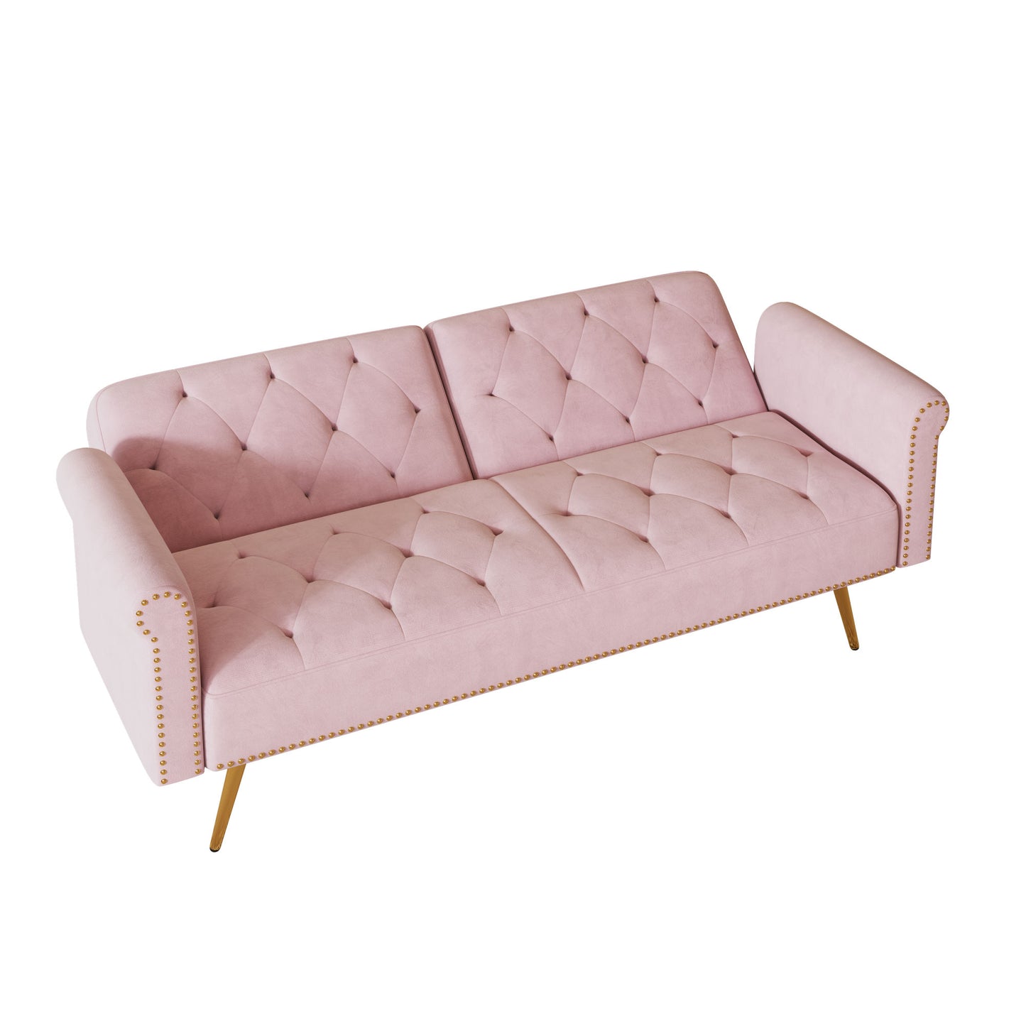 Clairmount Tufted Velvet Sofa Bed