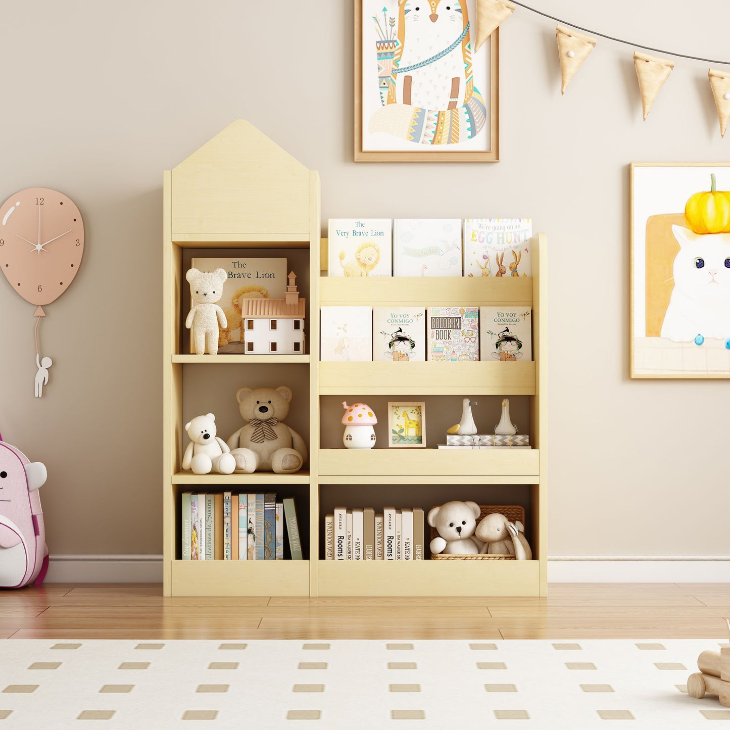 Children's Bookcase and Storage Unit