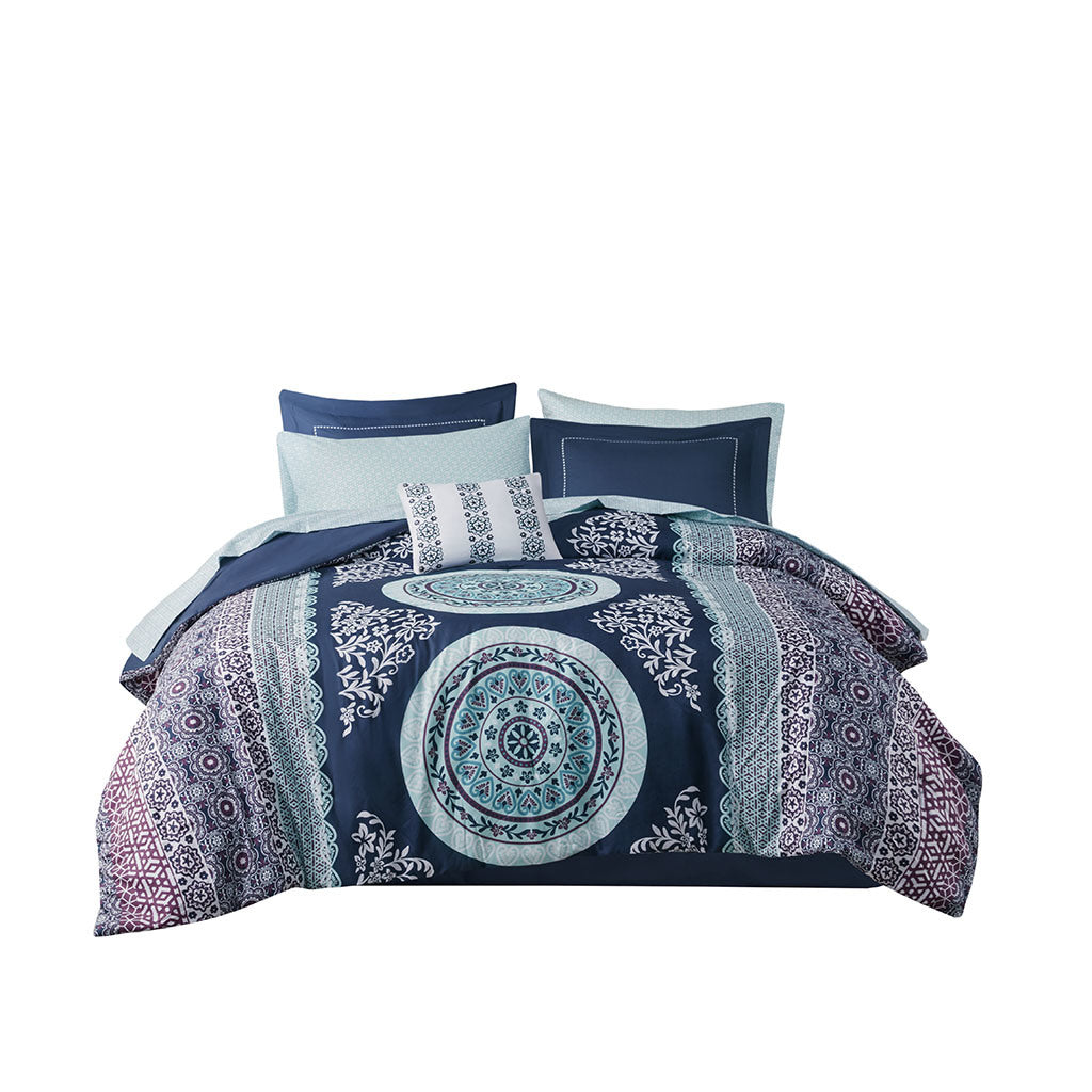 Boho Comforter Set with Bed Sheets