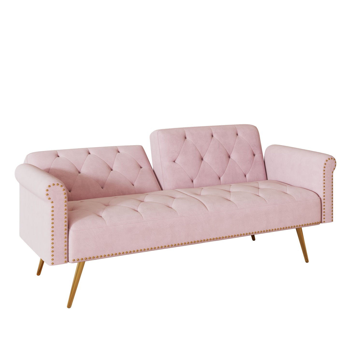 Clairmount Tufted Velvet Sofa Bed