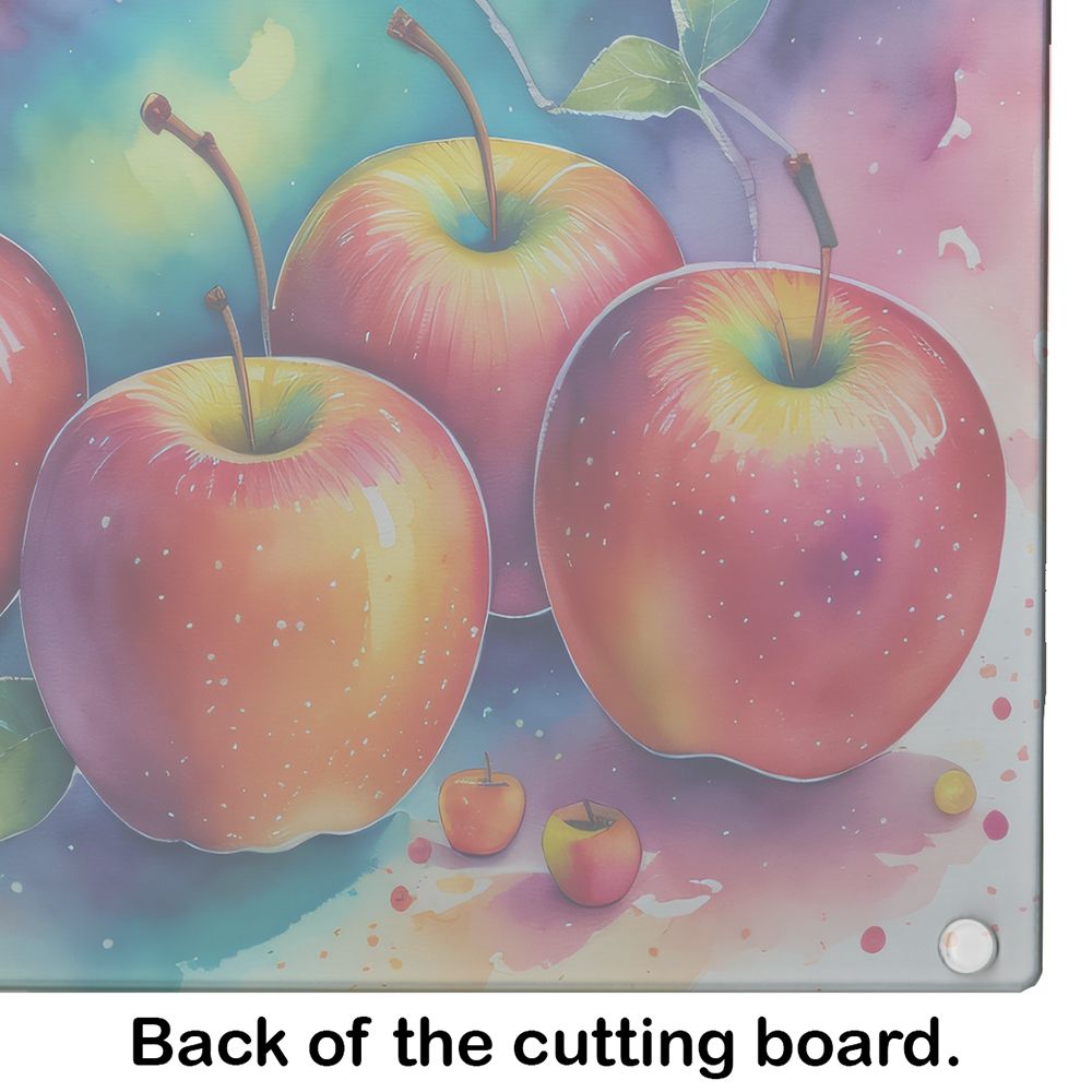 Apples II Tempered Glass Cutting and Serving Board