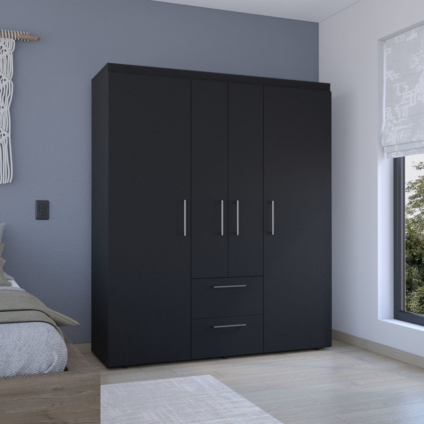 Deluxe Armoire in Black