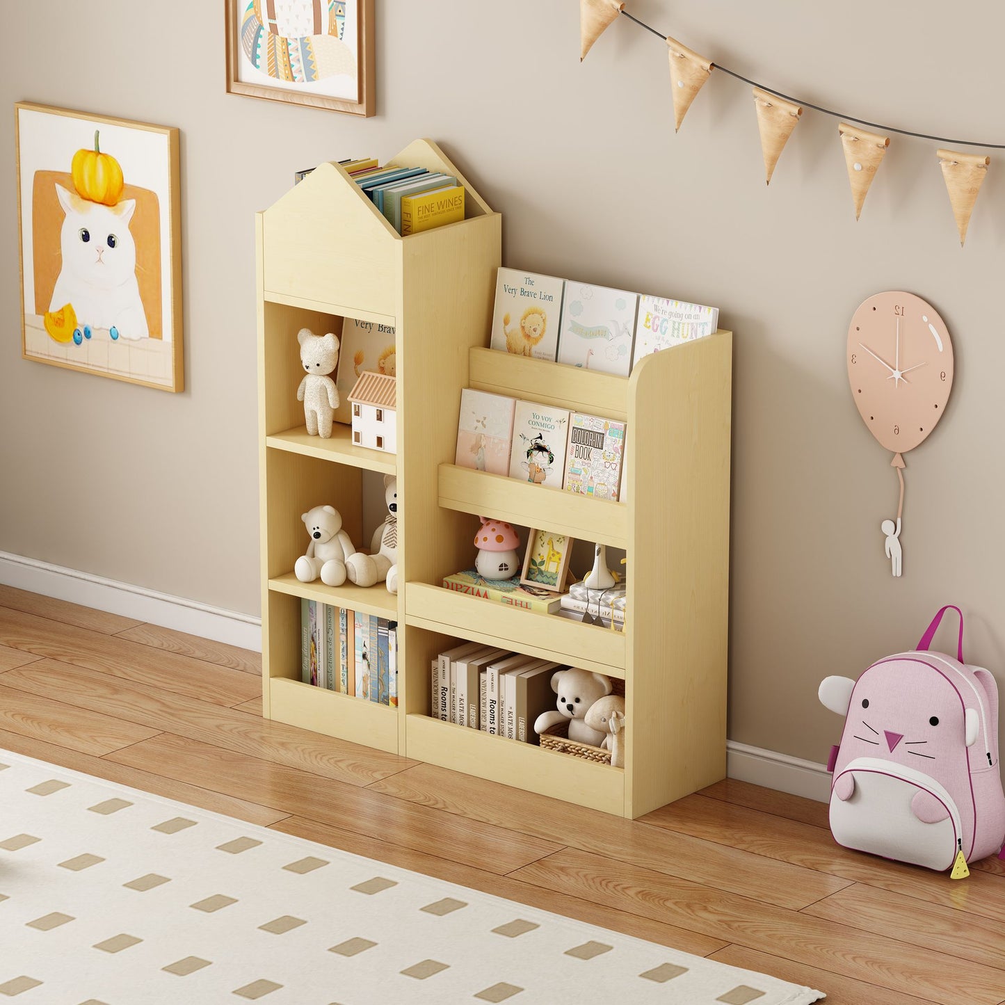 Children's Bookcase and Storage Unit